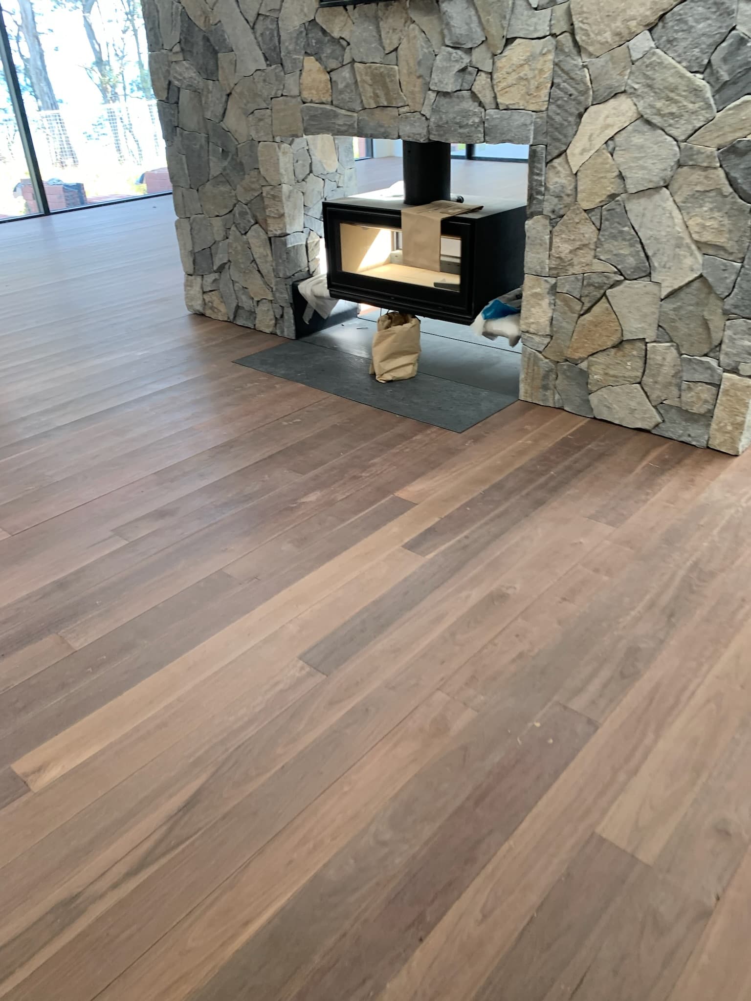Finished solid timber floor